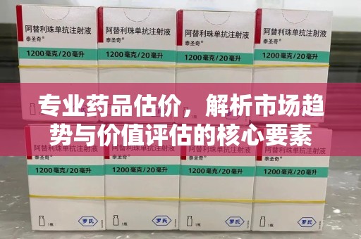 泰州专业药品估价，解析市场趋势与价值评估的核心要素